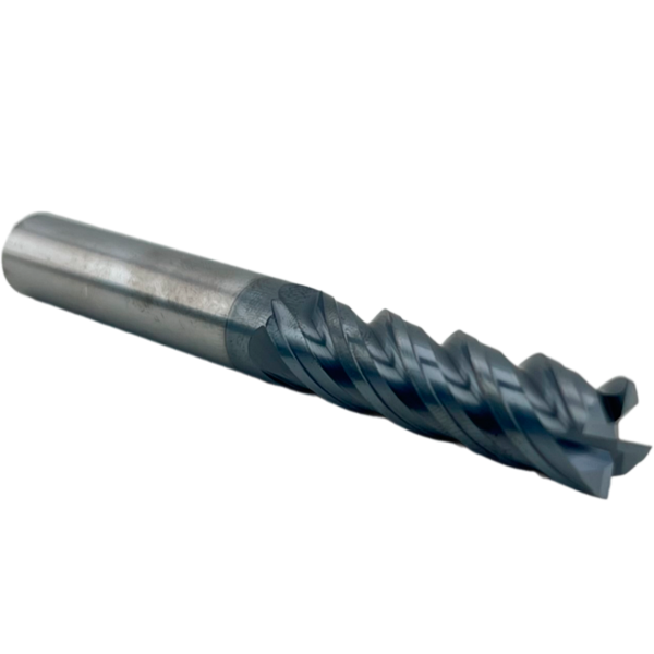 Концевая фреза с плоским торцом 4 зуба, HRC 70, 16х60х16х200L