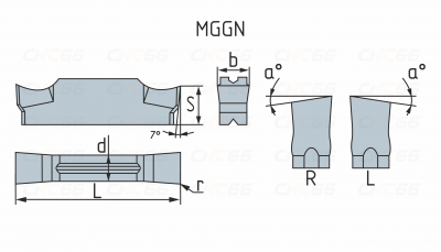 MGGN300-S06L-PM310 Пластина токарная