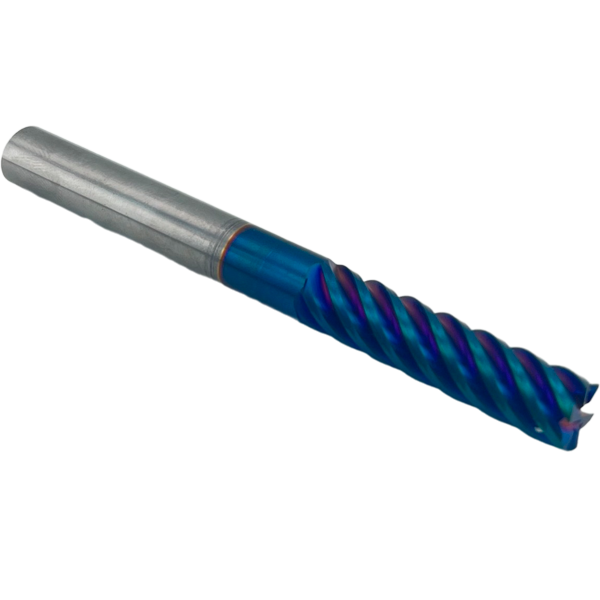 Концевая фреза с плоским торцом 6 зубьев, HRC 65,10х25х10х75L