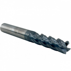 Концевая фреза с плоским торцом 4 зуба, HRC 70, 20х70х20х150L