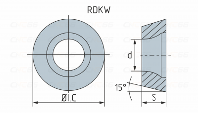 RDKW1204MO-YBG202 Пластина фрезерная