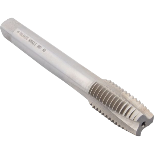 Метчик М18*2,5 со спиральной подточкой для сквозных отверстий, без покрытия, DIN376