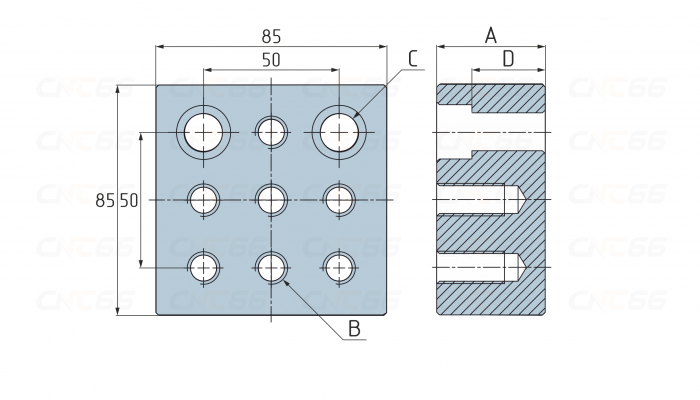СП2.1-1230 Позиционная плита-адаптер
