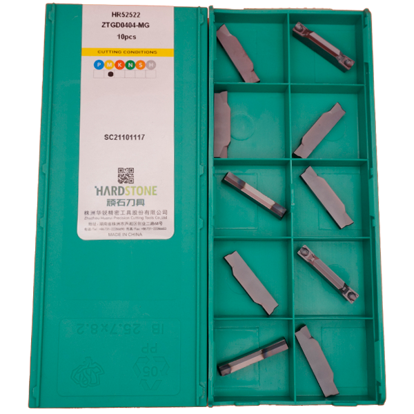 ZTGD0404-MG HR52522 Пластина отрезная, канавочная для нержавеющей стали