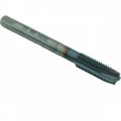 Метчик М8*1,25 для сквозных отверстий, с покрытием TiCN