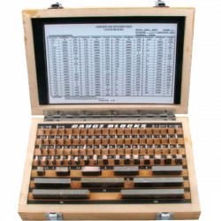 Набор концевых мер длины, 0,5-100 мм, 83 шт. в наборе, класс точности 1 (DIN861)