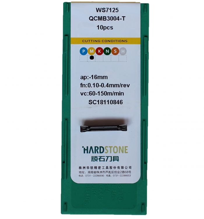 QCMB3004-T WS7125 Пластина отрезная, канавочная для нержавеющей стали