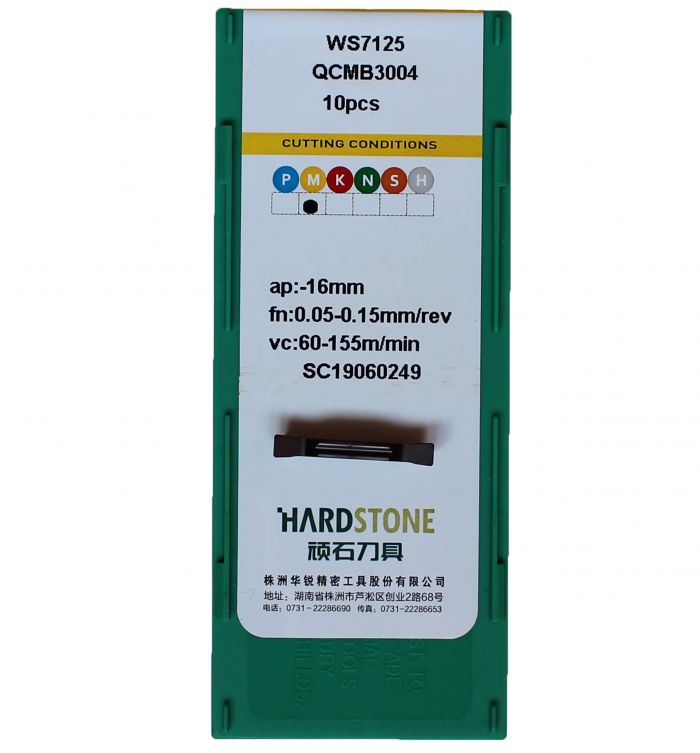 QCMB3004 WS7125 Пластина отрезная, канавочная для нержавеющей стали