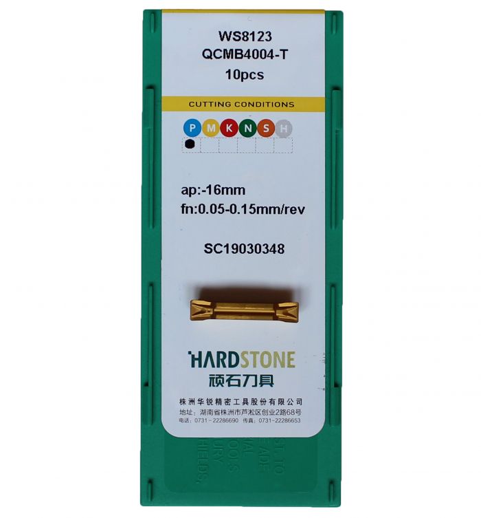 QCMB4004-T WS8123 Пластина отрезная, канавочная для стали