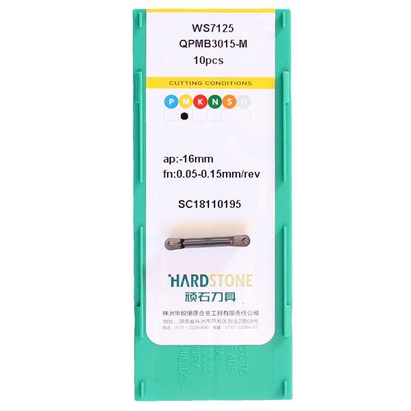 QPMB3015-M-WS7125 Пластина отрезная, канавочная для нержавеющей стали