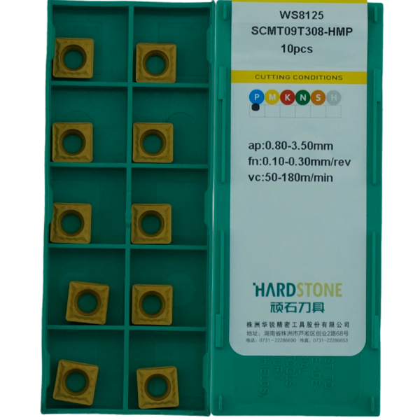 SCMT09T308-HMP-WS8125 Пластина токарная для стали, получистовая обработка