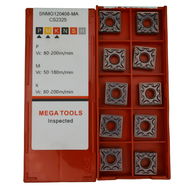 SNMG120408-MA-CS2325 Пластина токарная для стали и нержавеющей стали MEGA