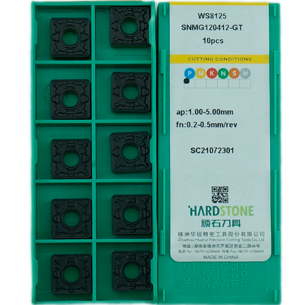 SNMG120412-GT-WS8125 Пластина токарная для стали, получистовая обработка