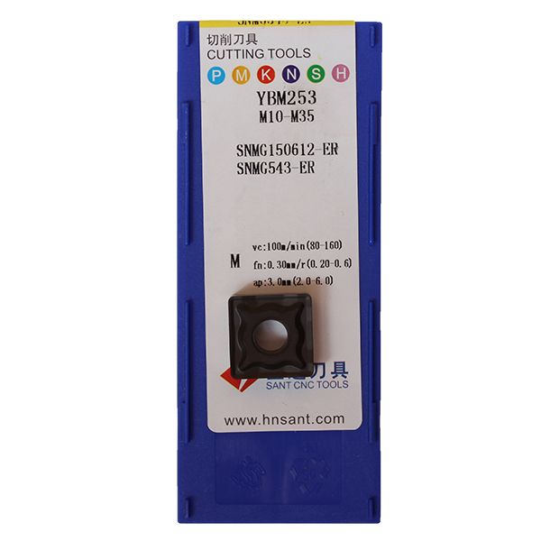SNMG150612-ER-YBM253 Пластина токарная для нержавеющей стали, черновая обработка