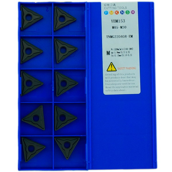 TNMG220408-EM-YBM153 Пластина токарная для нержавеющей стали, получистовая обработка