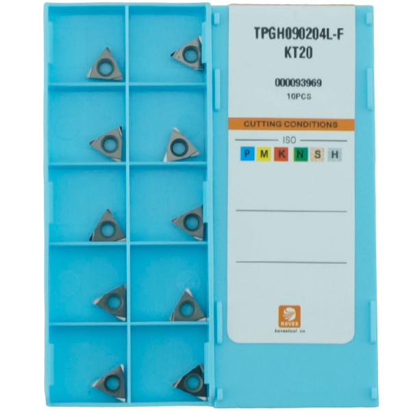 TPGH090204L-F-KT20 Пластина токарная для стали, чистовая обработка