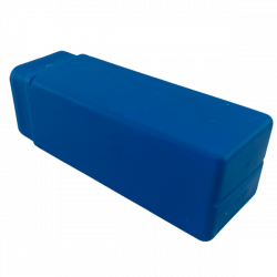 Упаковка для свёрл, концевых фрез и резцов, 16 мм, длина 120 - 200 мм, синяя