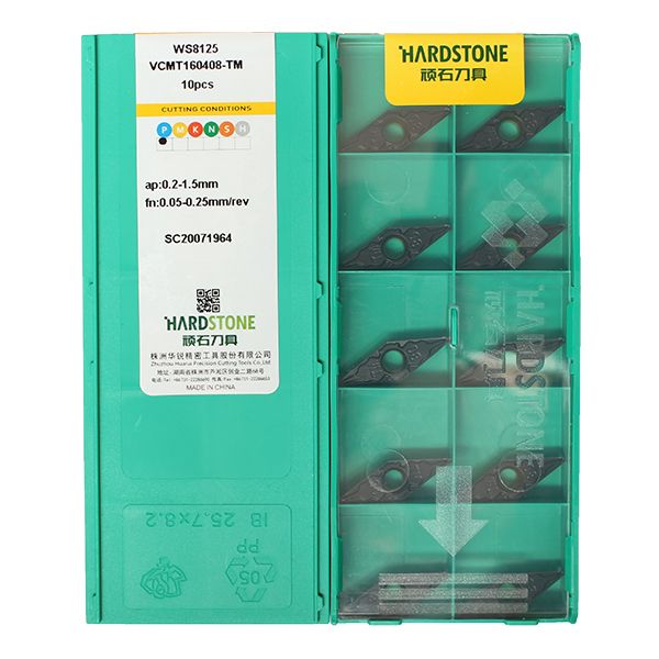 VCMT160408-TM-WS8125 Пластина токарная для стали, получистовая обработка