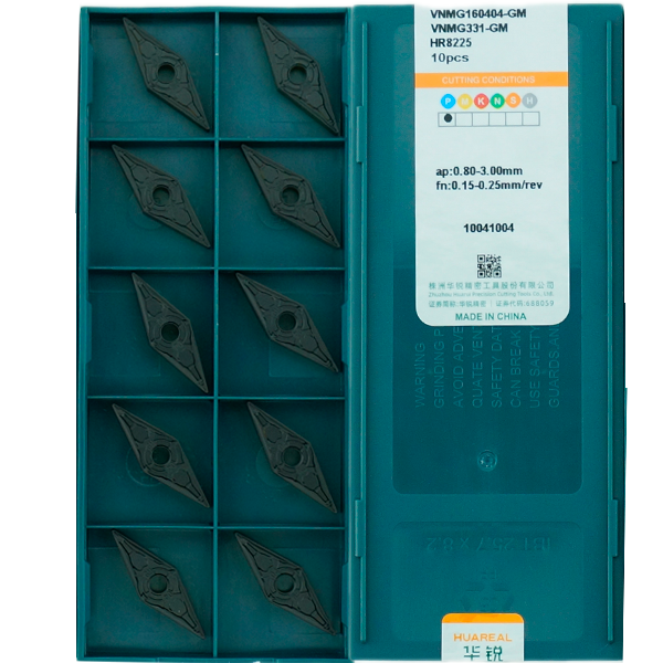 VNMG160404-GM-HR8225 Пластина токарная для стали, получистовая обработка