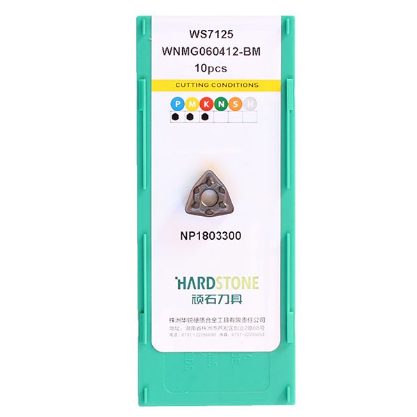 WNMG060412-BM-WS7125 Пластина токарная для нержавеющей стали, получистовая обработка