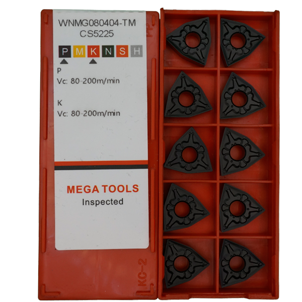 WNMG080404-TM-CS5225 Пластина токарная для стали MEGA