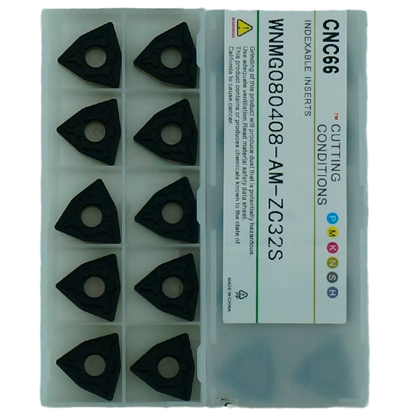 WNMG080408-AM-ZC32S Пластина для внутреннего и наружного точения