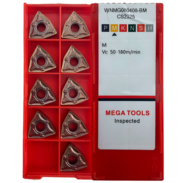 WNMG080408-BM-CS2325 Пластина токарная для стали MEGA