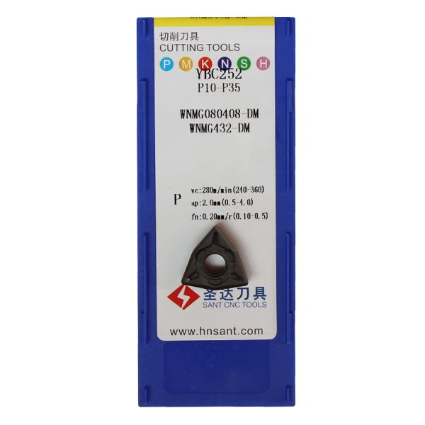 WNMG080408-DM-YBC252 Пластина токарная для стали, получистовая обработка