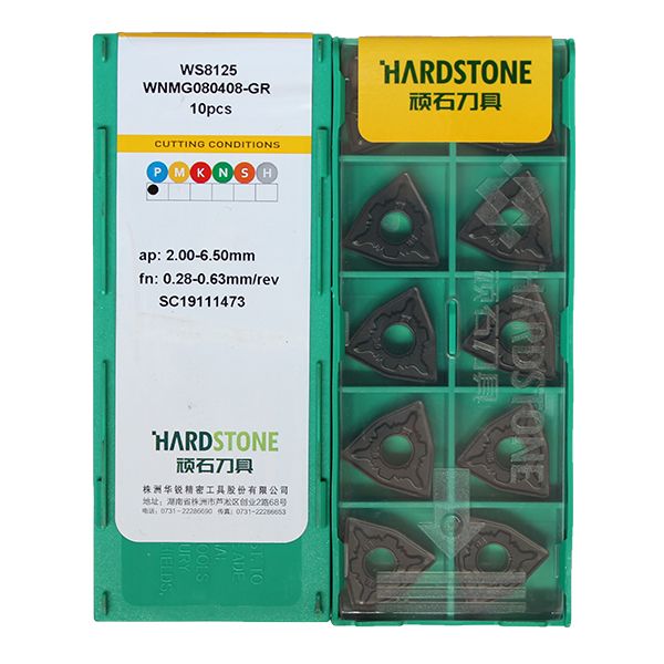 WNMG080408-GR-WS8125 Пластина токарная для стали, черновая обработка