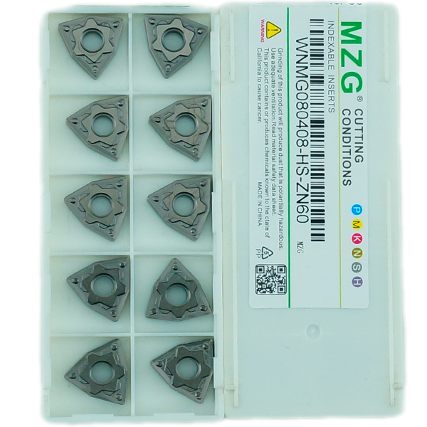 WNMG080408-HS-ZN60 Пластина токарная для стали, получистовая обработка