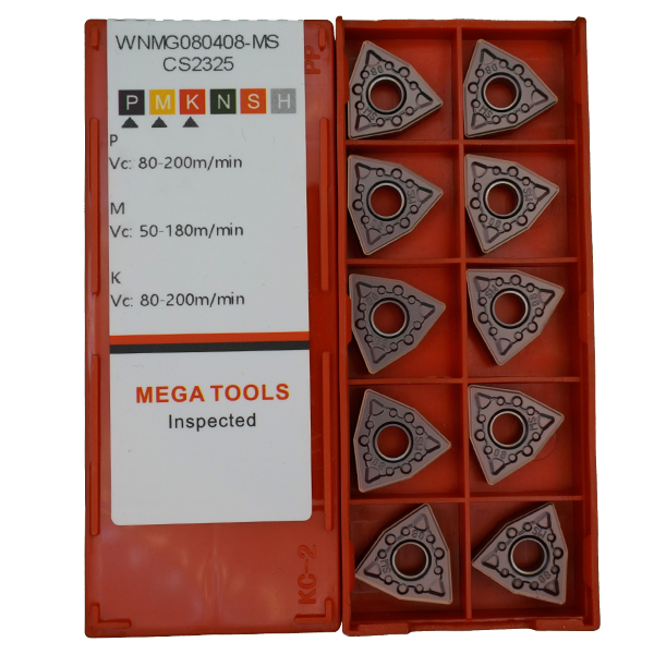 WNMG080408-MS-CS2325 Пластина токарная для стали и нержавеющей стали MEGA