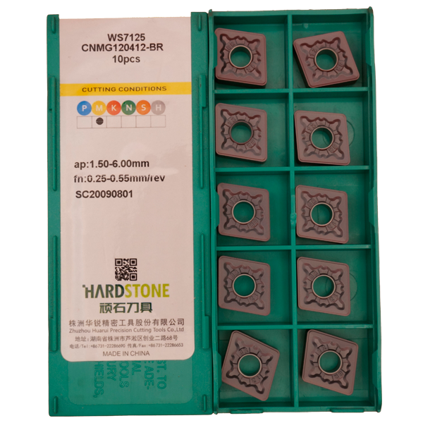 CNMG120412-BR-WS7125 Пластина токарная для нержавеющей стали, черновая обработка
