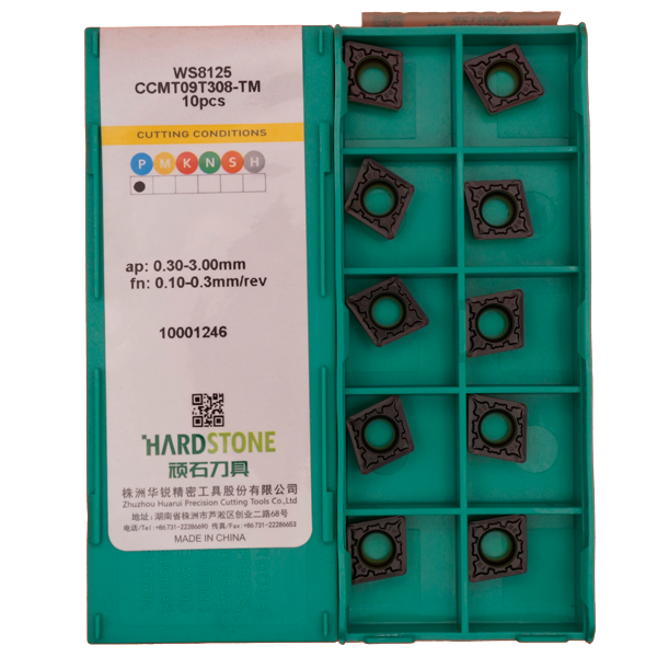 CCMT09T308-TM-WS8125 Пластина токарная для стали, получистовая обработка