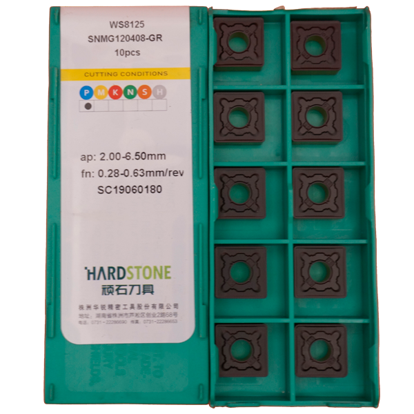 SNMG120408-GR-WS8125 Пластина токарная для стали, черновая обработка